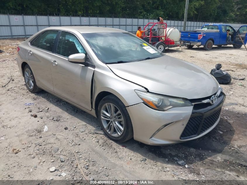 2015 Toyota Camry Se VIN: 4T1BF1FK5FU496495 Lot: 40098032