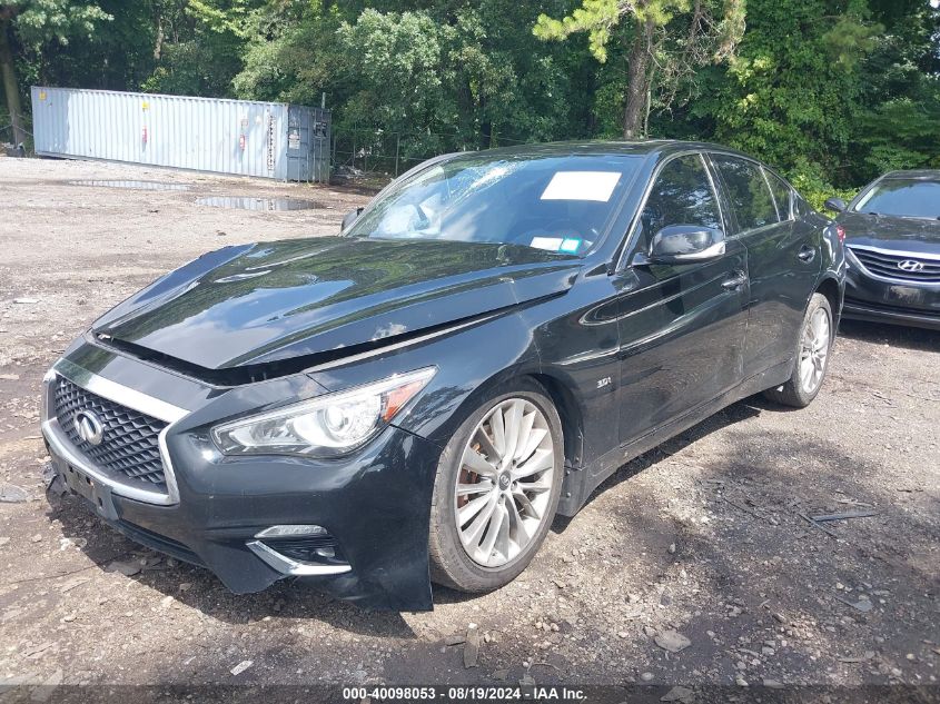 2019 Infiniti Q50 3.0T Luxe VIN: JN1EV7AR0KM553100 Lot: 40098053