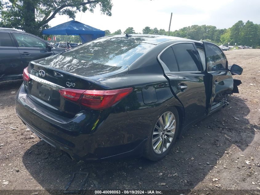 2019 Infiniti Q50 3.0T Luxe VIN: JN1EV7AR0KM553100 Lot: 40098053