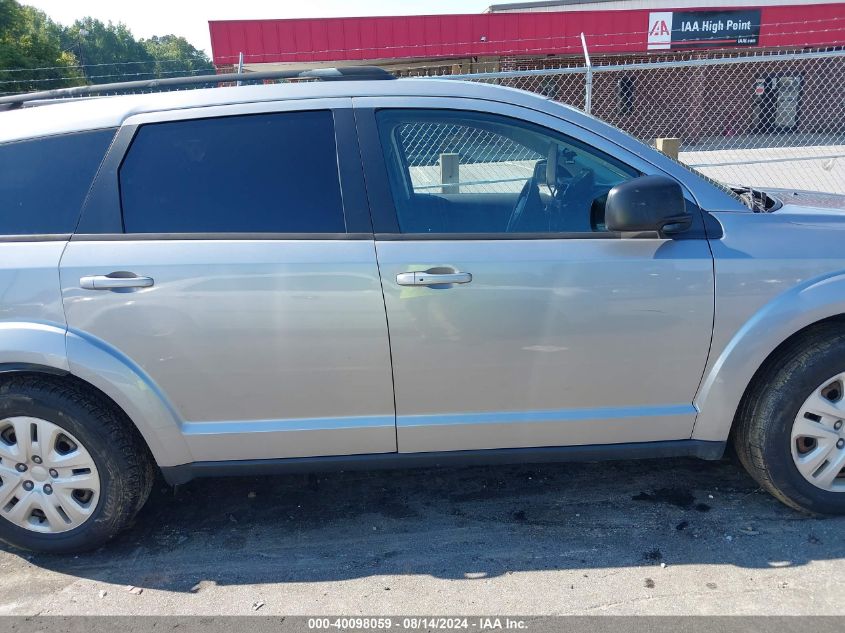 2018 Dodge Journey Se VIN: 3C4PDCAB1JT520216 Lot: 40098059