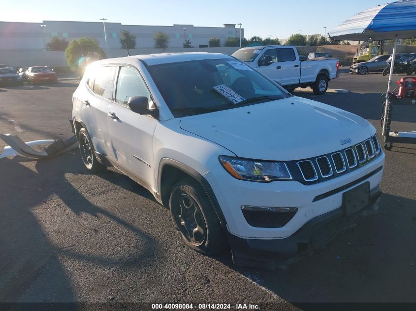 2019 Jeep Compass Sport Fwd VIN: 3C4NJCAB5KT782337 Lot: 40098084