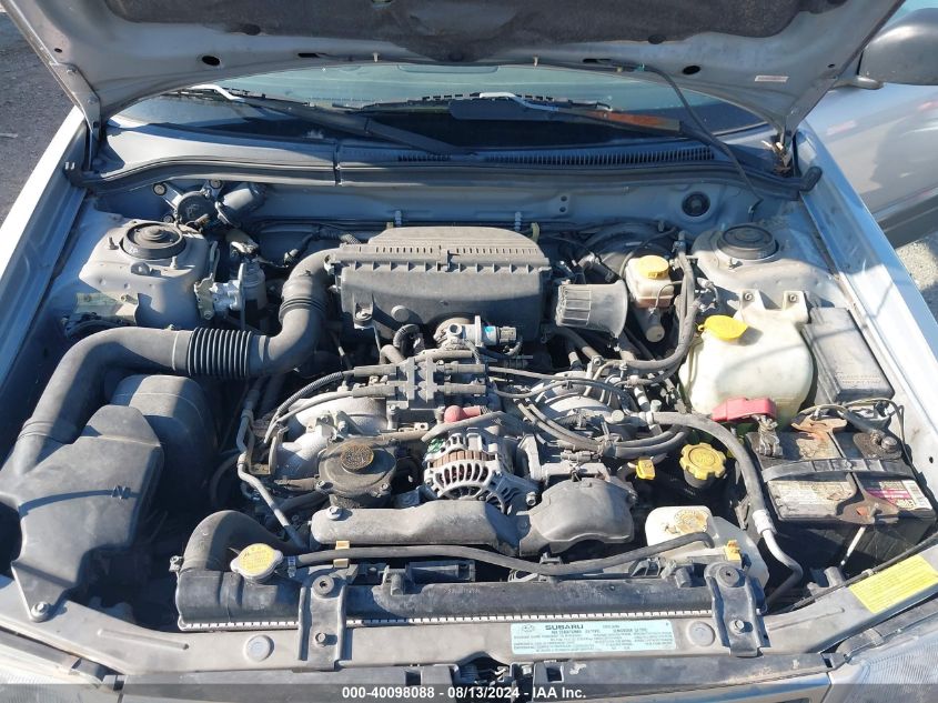 2000 Subaru Forester S VIN: JF1SF655XYH705678 Lot: 40098088