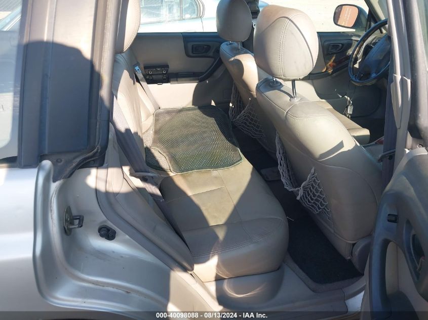 2000 Subaru Forester S VIN: JF1SF655XYH705678 Lot: 40098088