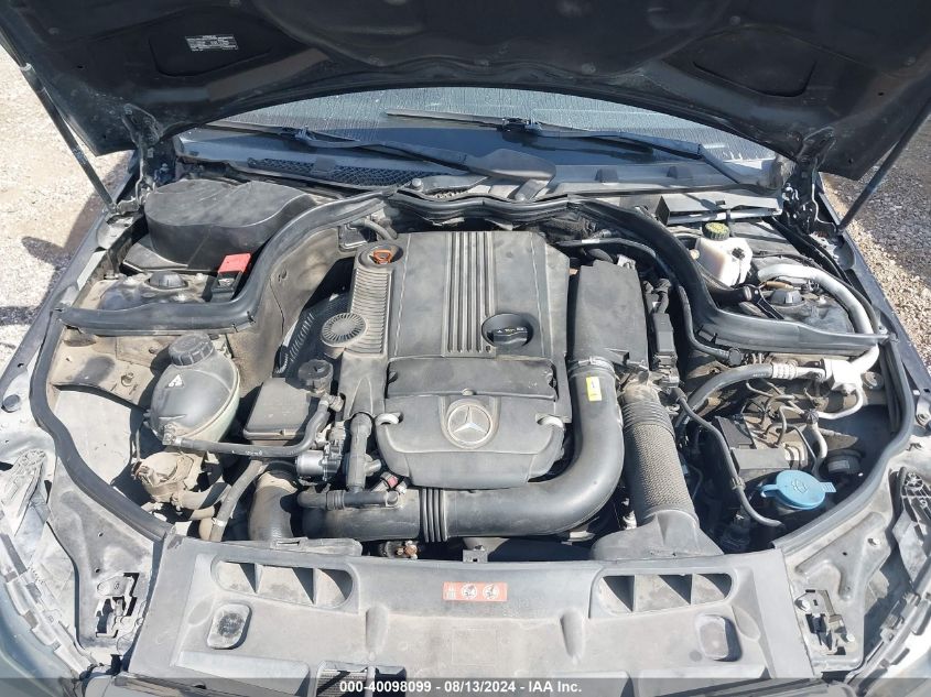 2012 Mercedes-Benz C 250 Luxury/Sport VIN: WDDGF4HBXCR231939 Lot: 40098099