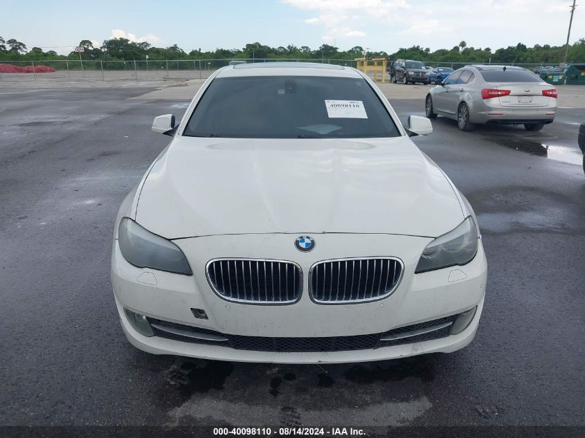 2011 BMW 528I VIN: WBAFR1C59BC750864 Lot: 40098110