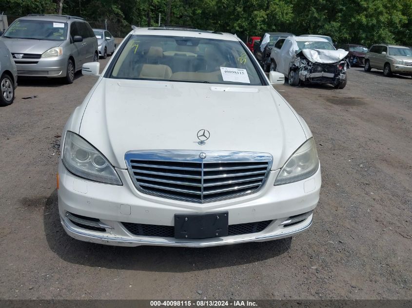 2013 Mercedes-Benz S 550 4Matic VIN: WDDNG9EB5DA522922 Lot: 40098115