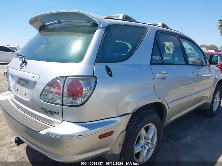 2001 Lexus Rx 300 VIN: JTJGF10U110107823 Lot: 40098137