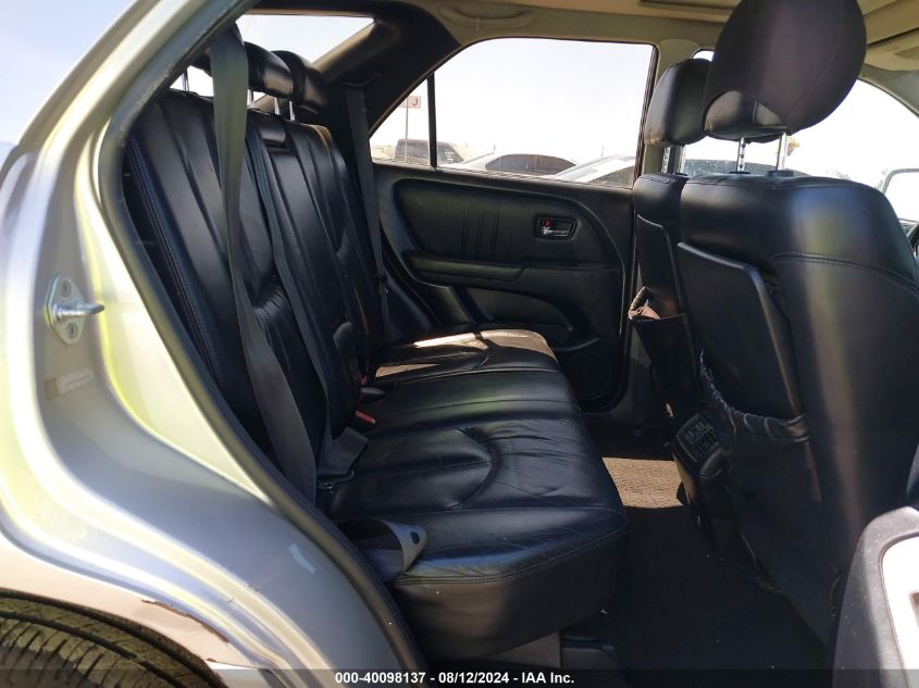 2001 Lexus Rx 300 VIN: JTJGF10U110107823 Lot: 40098137