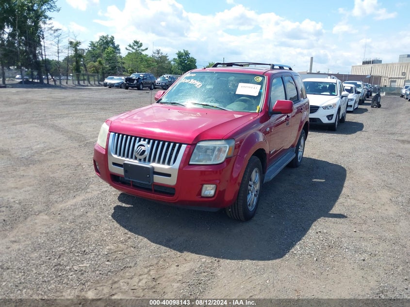 2008 Mercury Mariner Premier VIN: 4M2CU971X8KJ43343 Lot: 40098143