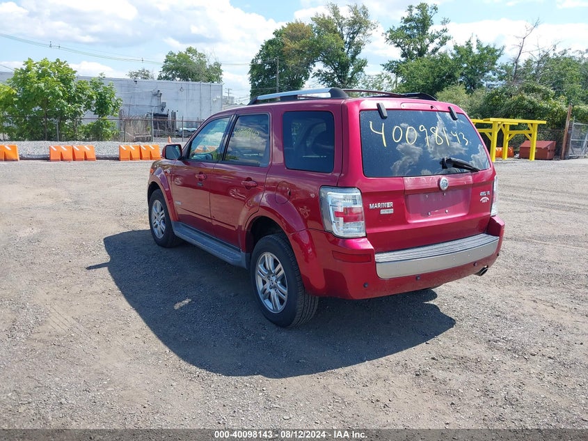 2008 Mercury Mariner Premier VIN: 4M2CU971X8KJ43343 Lot: 40098143