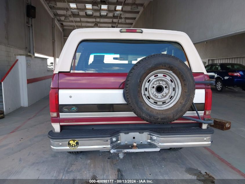 1993 Ford Bronco U100 VIN: 1FMEU15N5PLA50997 Lot: 40098177