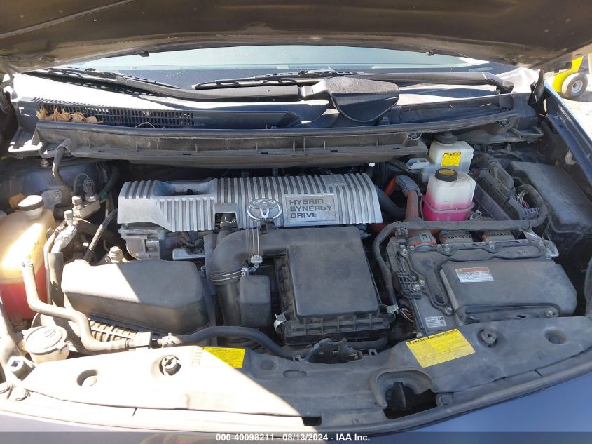 2013 Toyota Prius Three VIN: JTDKN3DU6D1724557 Lot: 40098211