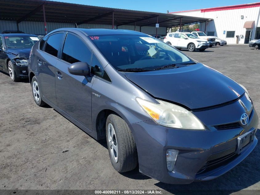 2013 Toyota Prius Three VIN: JTDKN3DU6D1724557 Lot: 40098211