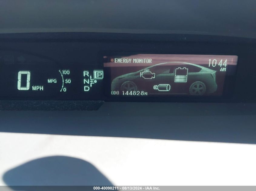 2013 Toyota Prius Three VIN: JTDKN3DU6D1724557 Lot: 40098211