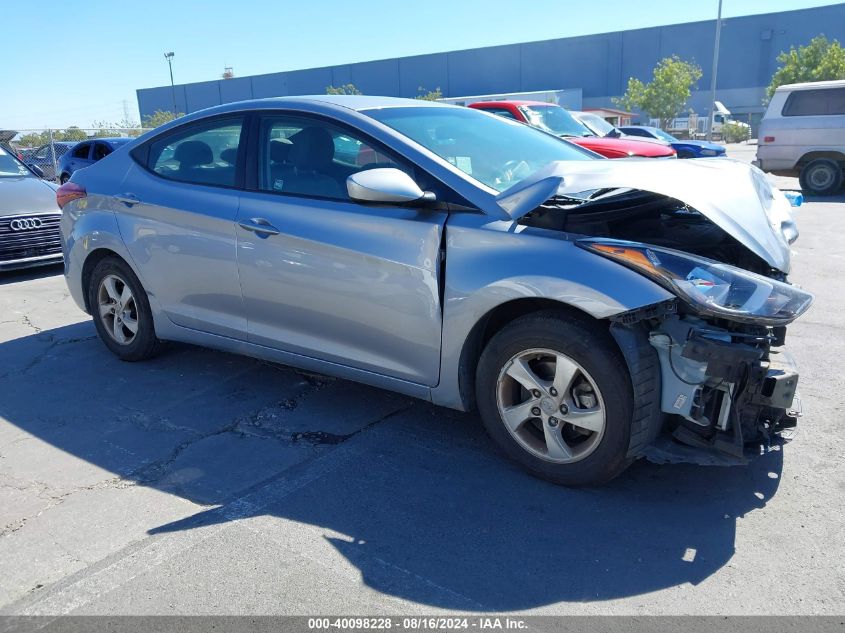 5NPDH4AE3FH592999 2015 HYUNDAI ELANTRA - Image 1