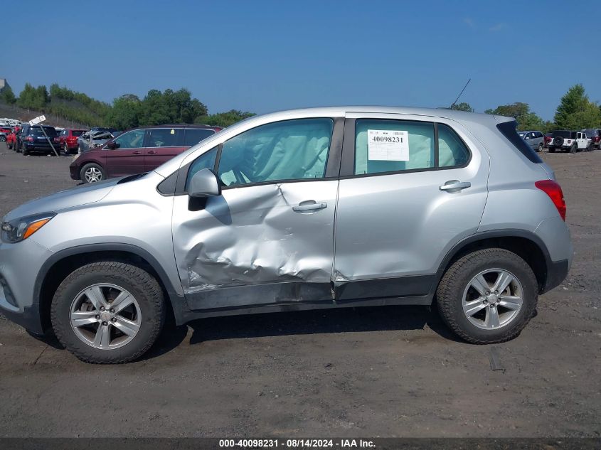 2020 Chevrolet Trax Awd Ls VIN: KL7CJNSB5LB038853 Lot: 40098231