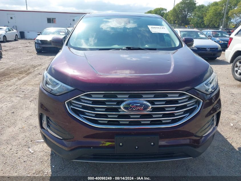 2021 Ford Edge Sel VIN: 2FMPK3J97MBA11018 Lot: 40098249