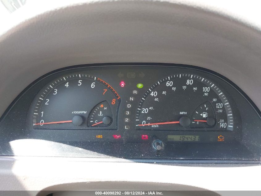 2003 Toyota Camry Xle V6 VIN: 4T1BF32K23U560635 Lot: 40098292