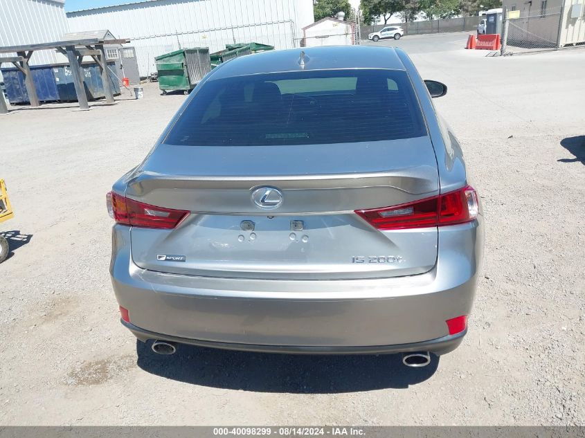 2016 Lexus Is 200T VIN: JTHBA1D23G5032671 Lot: 40098299