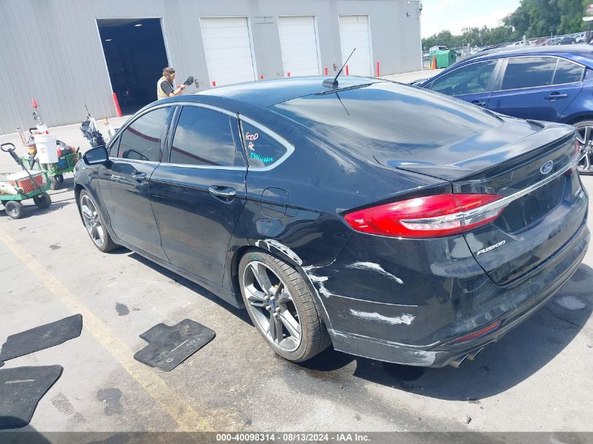 2017 FORD FUSION SPORT - 3FA6P0VPXHR149500