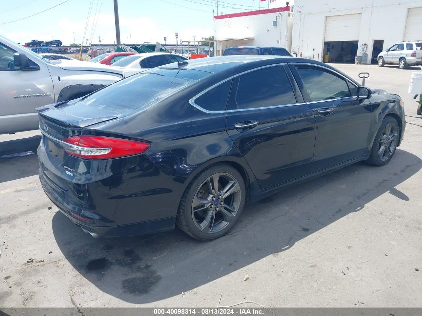 2017 FORD FUSION SPORT - 3FA6P0VPXHR149500