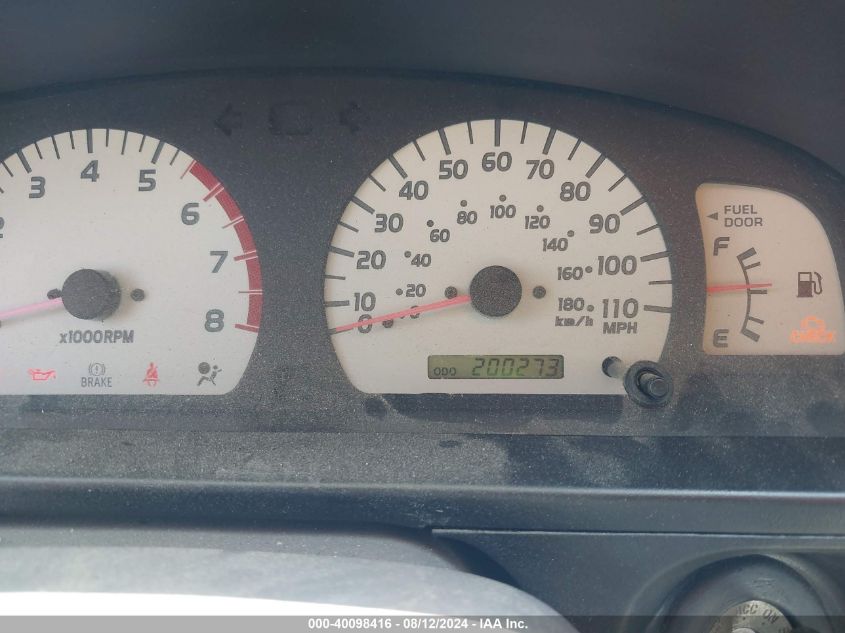 2002 Toyota Tacoma Prerunner V6 VIN: 5TESN92N42Z111967 Lot: 40098416