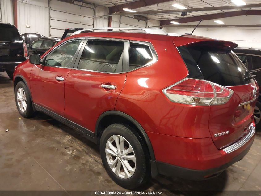 2014 Nissan Rogue Sv VIN: 5N1AT2MV0EC828080 Lot: 40098424