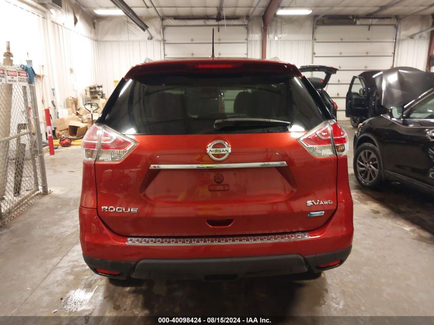 2014 Nissan Rogue Sv VIN: 5N1AT2MV0EC828080 Lot: 40098424