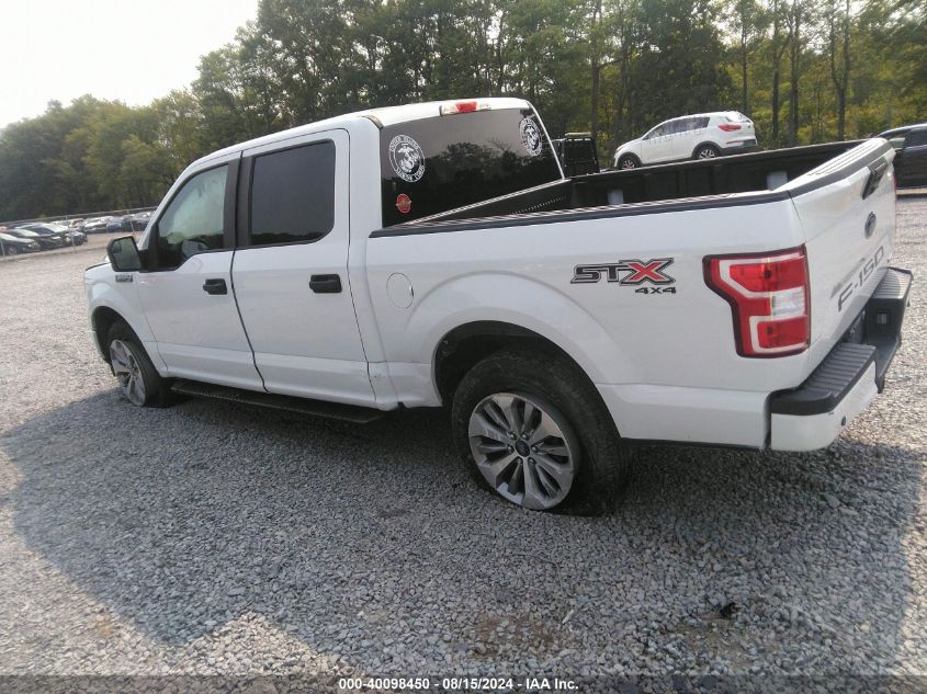 2018 Ford F-150 Xl VIN: 1FTEW1EP3JFE54015 Lot: 40098450