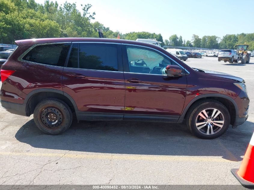 2016 Honda Pilot Ex VIN: 5FNYF6H37GB002102 Lot: 40098452