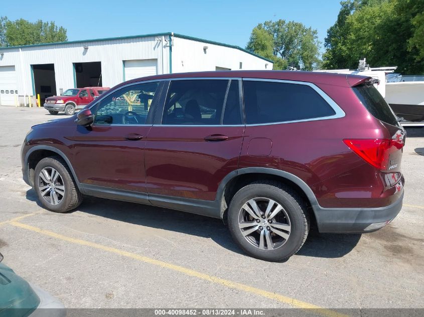 2016 Honda Pilot Ex VIN: 5FNYF6H37GB002102 Lot: 40098452