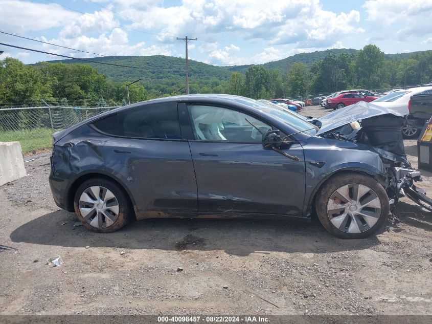 2023 Tesla Model Y Awd/Long Range Dual Motor All-Wheel Drive VIN: 7SAYGAEE3PF905291 Lot: 40098457