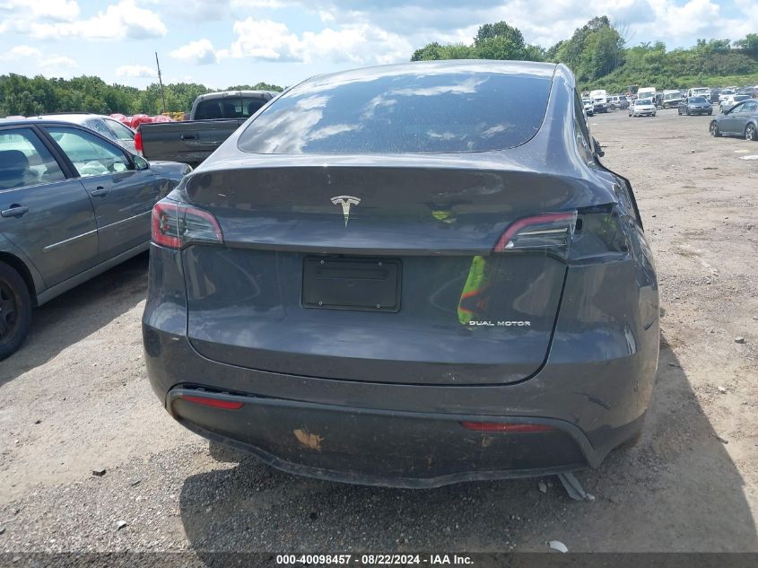 2023 Tesla Model Y Awd/Long Range Dual Motor All-Wheel Drive VIN: 7SAYGAEE3PF905291 Lot: 40098457