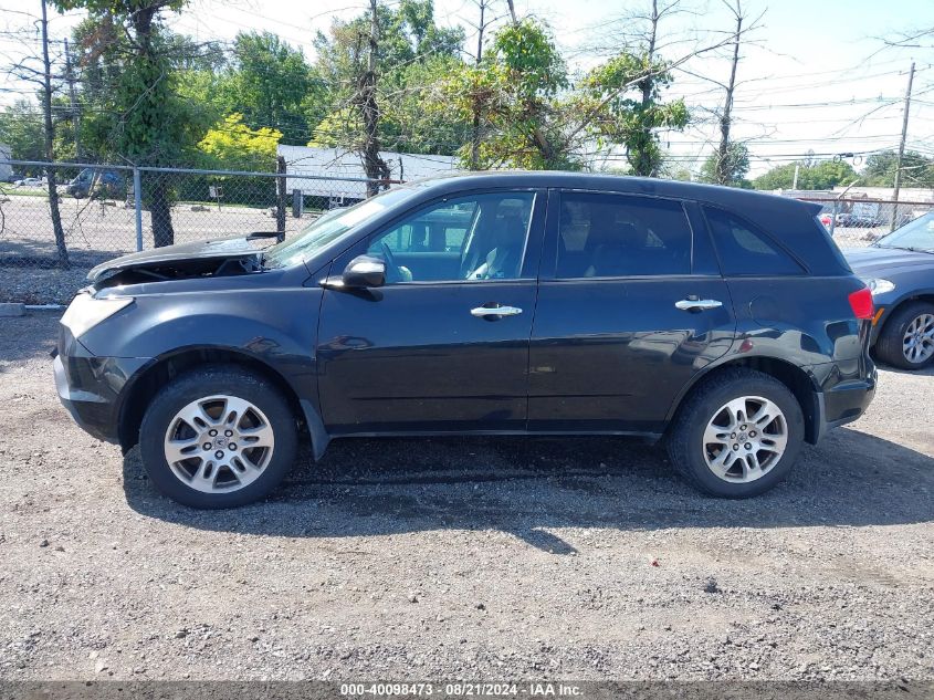 2009 Acura Mdx VIN: 2HNYD28289H506803 Lot: 40098473