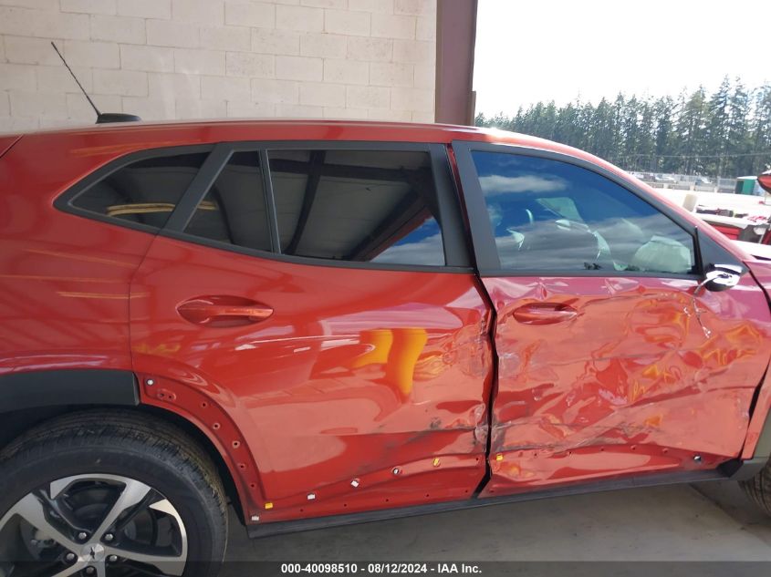 2024 Chevrolet Trax Fwd 1Rs VIN: KL77LGE25RC054296 Lot: 40098510