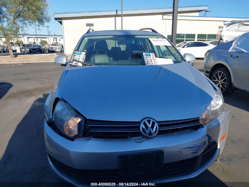 2012 Volkswagen Jetta Sportwagen 2.0L Tdi VIN: 3VWPL7AJ6CM662184 Lot: 40098529