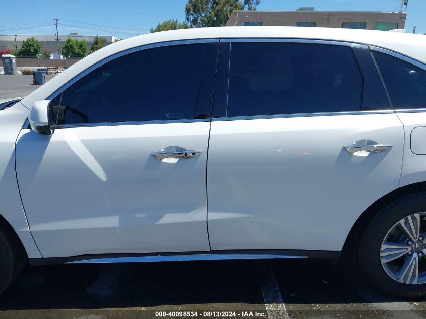 2020 Acura Mdx Standard VIN: 5J8YD3H31LL006143 Lot: 40098534