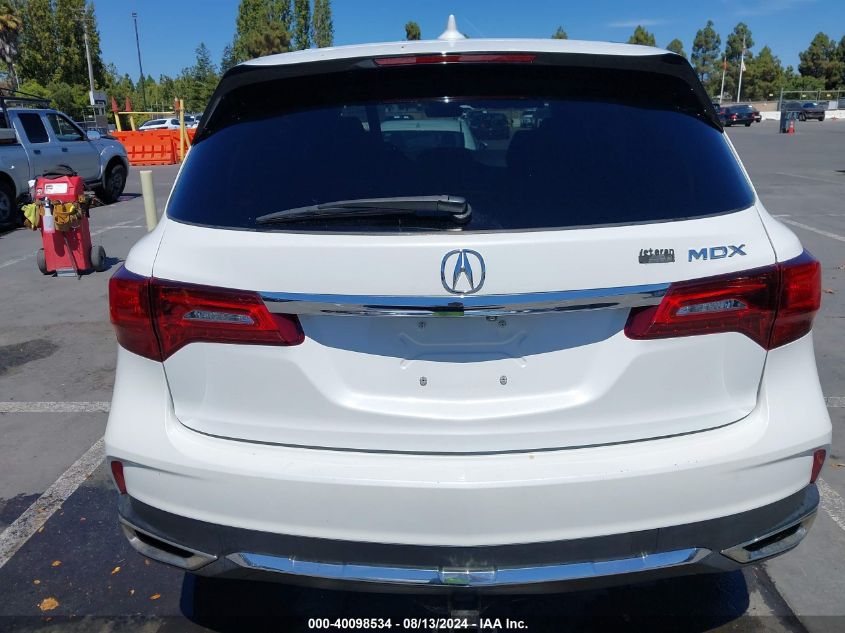 2020 Acura Mdx Standard VIN: 5J8YD3H31LL006143 Lot: 40098534