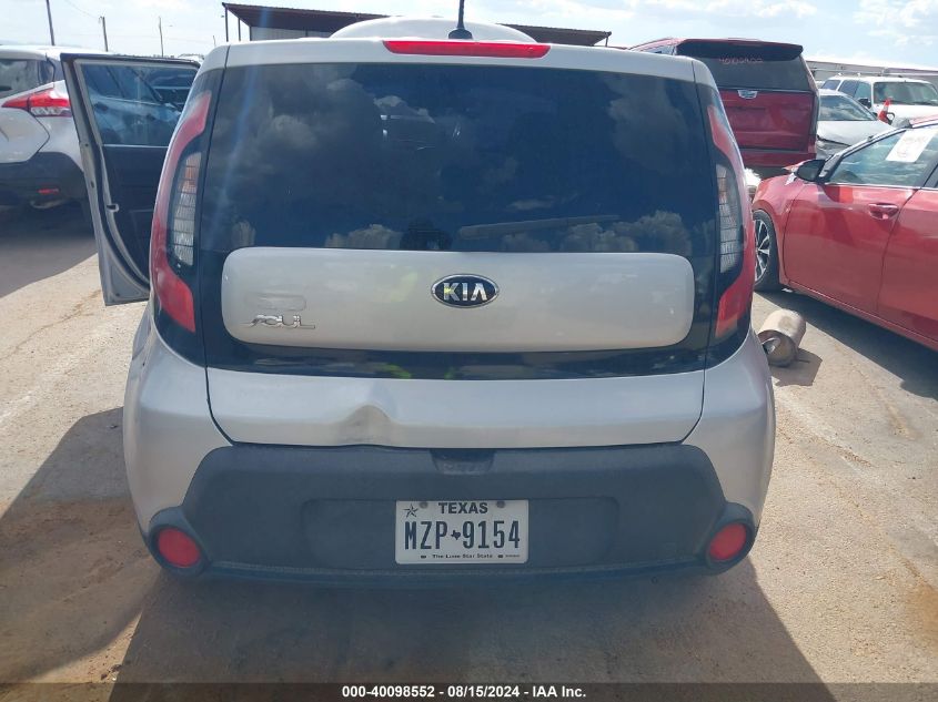 2016 Kia Soul VIN: KNDJN2A26G7824099 Lot: 40098552