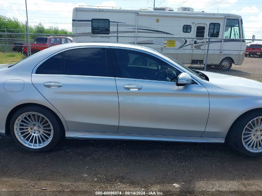 2015 Mercedes-Benz C 300 Luxury/Sport VIN: 55SWF4JB0FU077296 Lot: 40098574