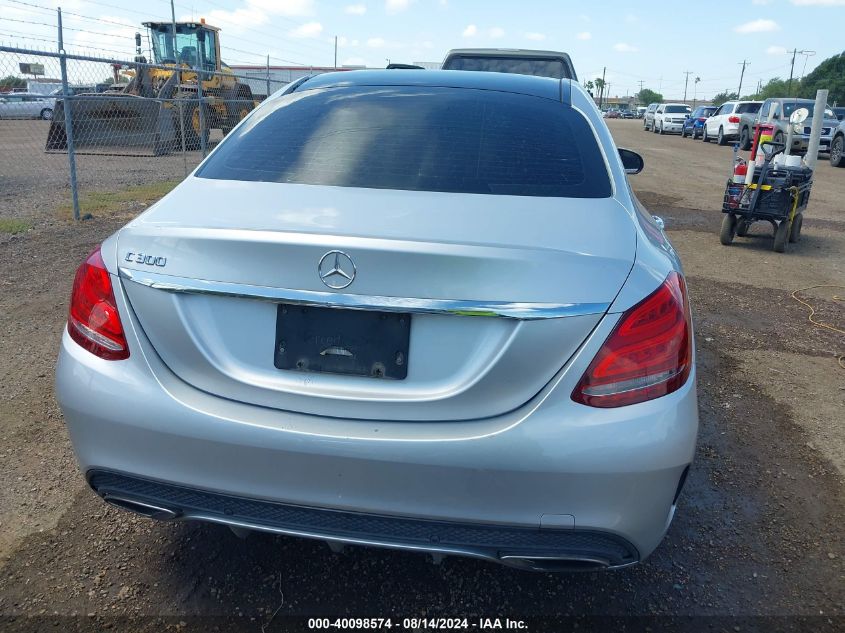 2015 Mercedes-Benz C 300 Luxury/Sport VIN: 55SWF4JB0FU077296 Lot: 40098574