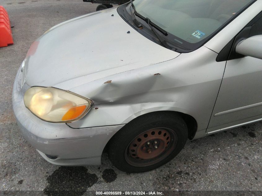 2004 Toyota Corolla Le VIN: 2T1BR32E54C260298 Lot: 40098589