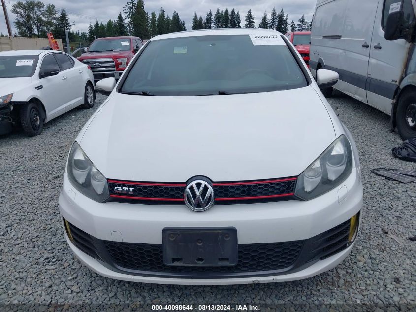 2013 Volkswagen Gti 4-Door VIN: WVWHD7AJ0DW090129 Lot: 40098644