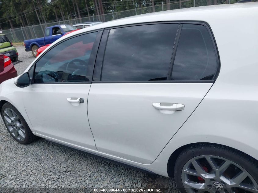 2013 Volkswagen Gti 4-Door VIN: WVWHD7AJ0DW090129 Lot: 40098644