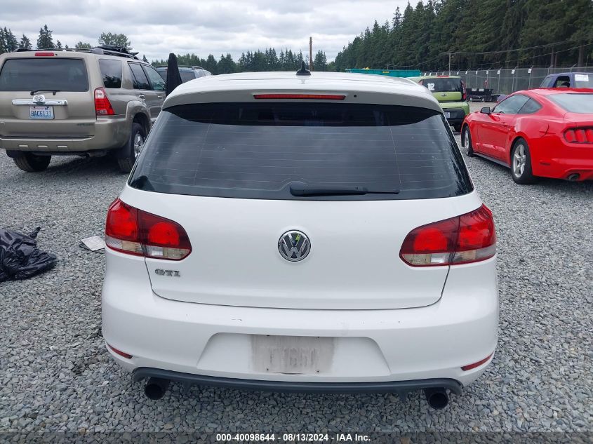 2013 Volkswagen Gti 4-Door VIN: WVWHD7AJ0DW090129 Lot: 40098644