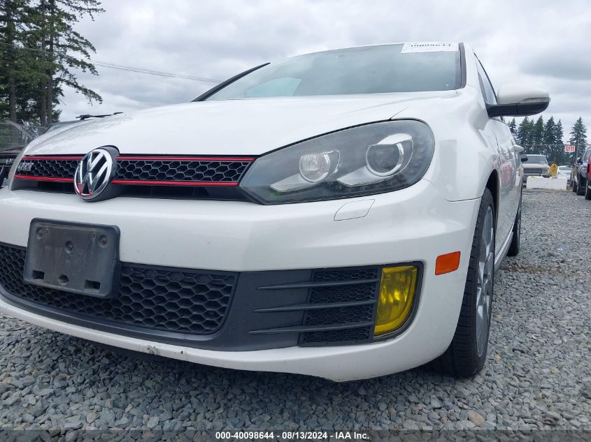 2013 Volkswagen Gti 4-Door VIN: WVWHD7AJ0DW090129 Lot: 40098644