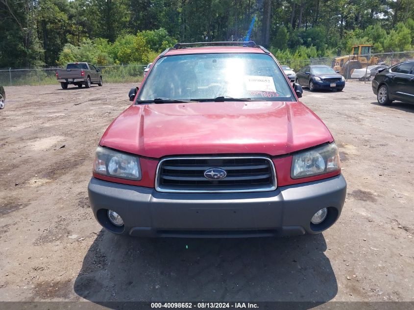 2003 Subaru Forester X VIN: JF1SG636X3H735443 Lot: 40098652