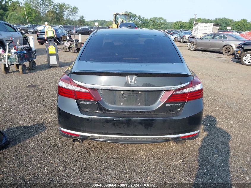 1HGCR2F58HA256105 2017 Honda Accord Sport