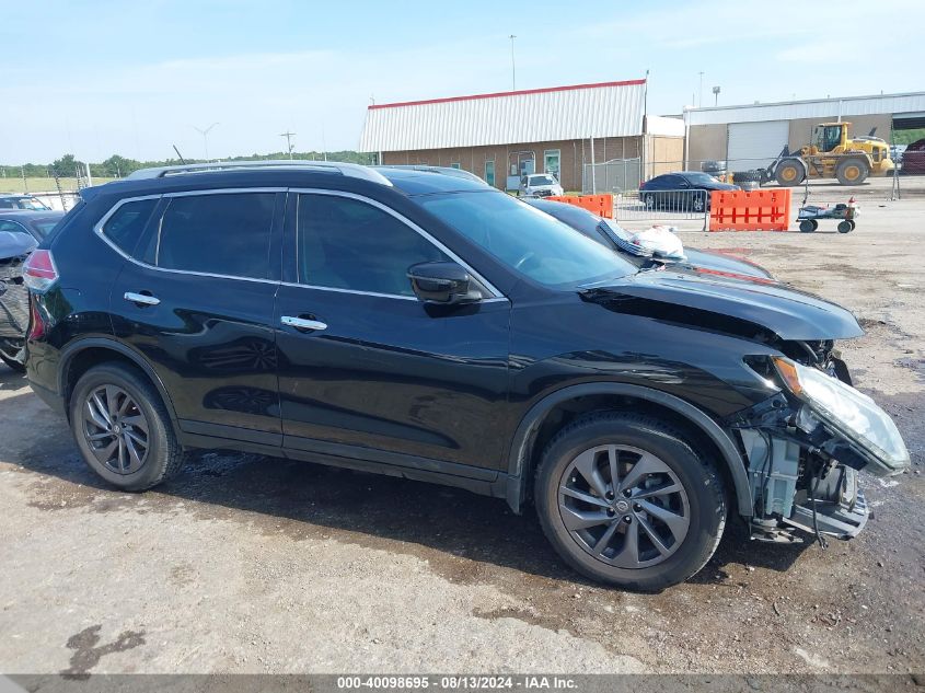 2016 Nissan Rogue Sl VIN: 5N1AT2MV4GC812032 Lot: 40098695