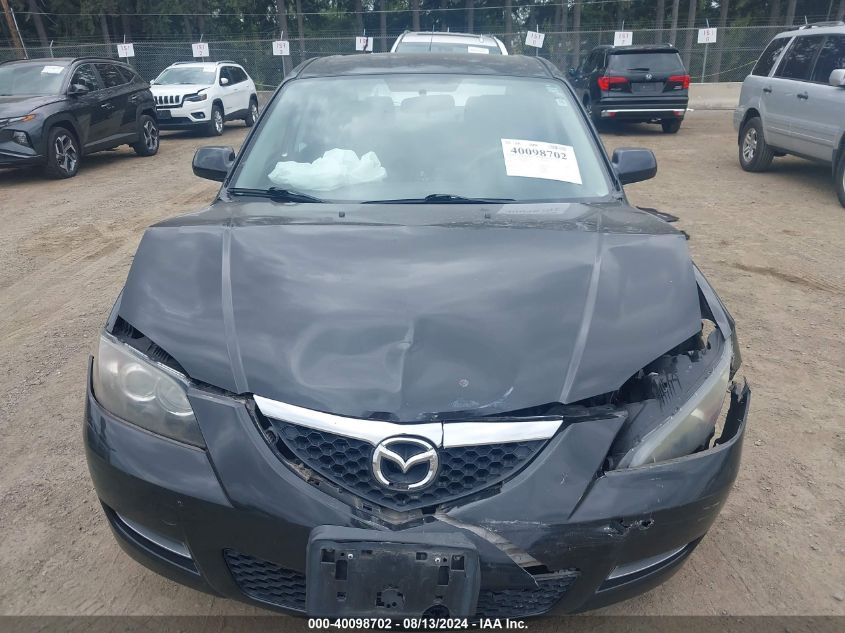 2008 Mazda Mazda3 I VIN: JM1BK32F081864624 Lot: 40098702